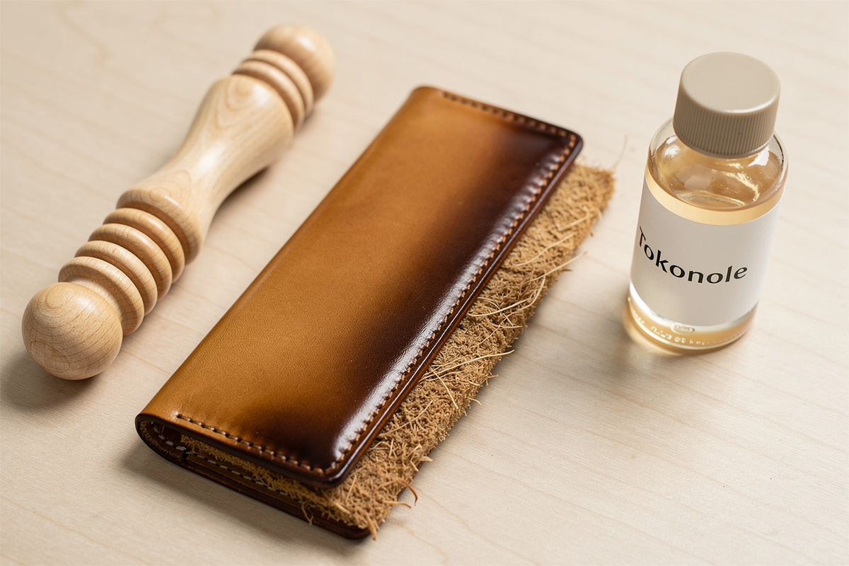 How to Burnish Leather Edges With Tokonole (Step-by-Step)