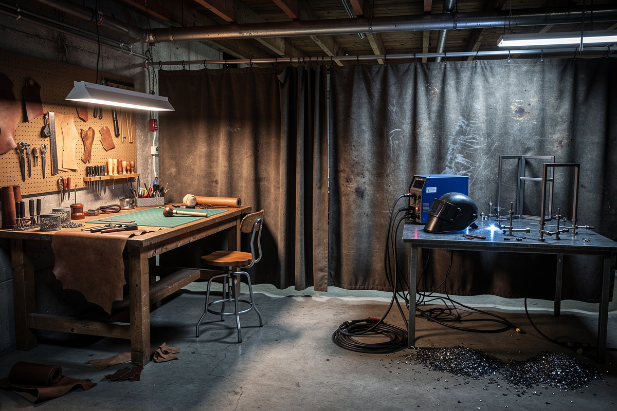 Mixed Workshop Safety: Leather Fumes Welding Sparks and Why You Need Different Ventilation