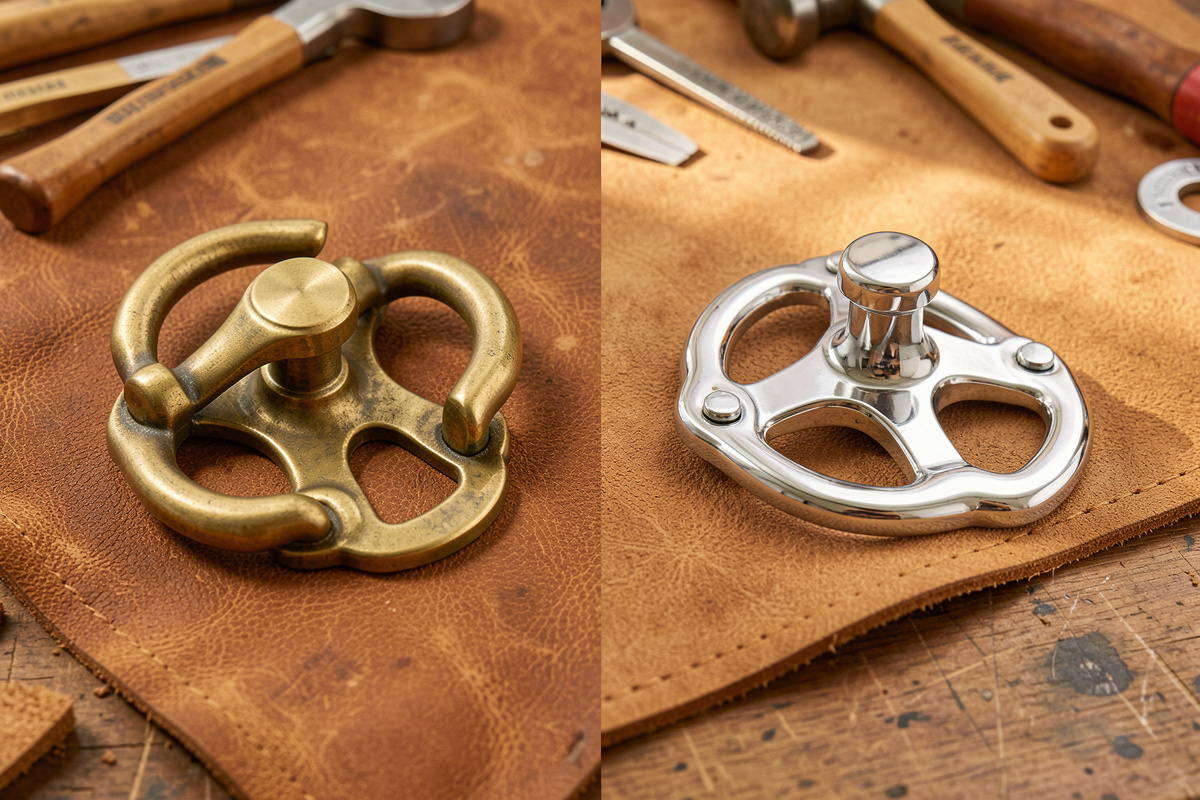 Solid Brass vs Zinc Alloy Leather Hardware: What Lasts