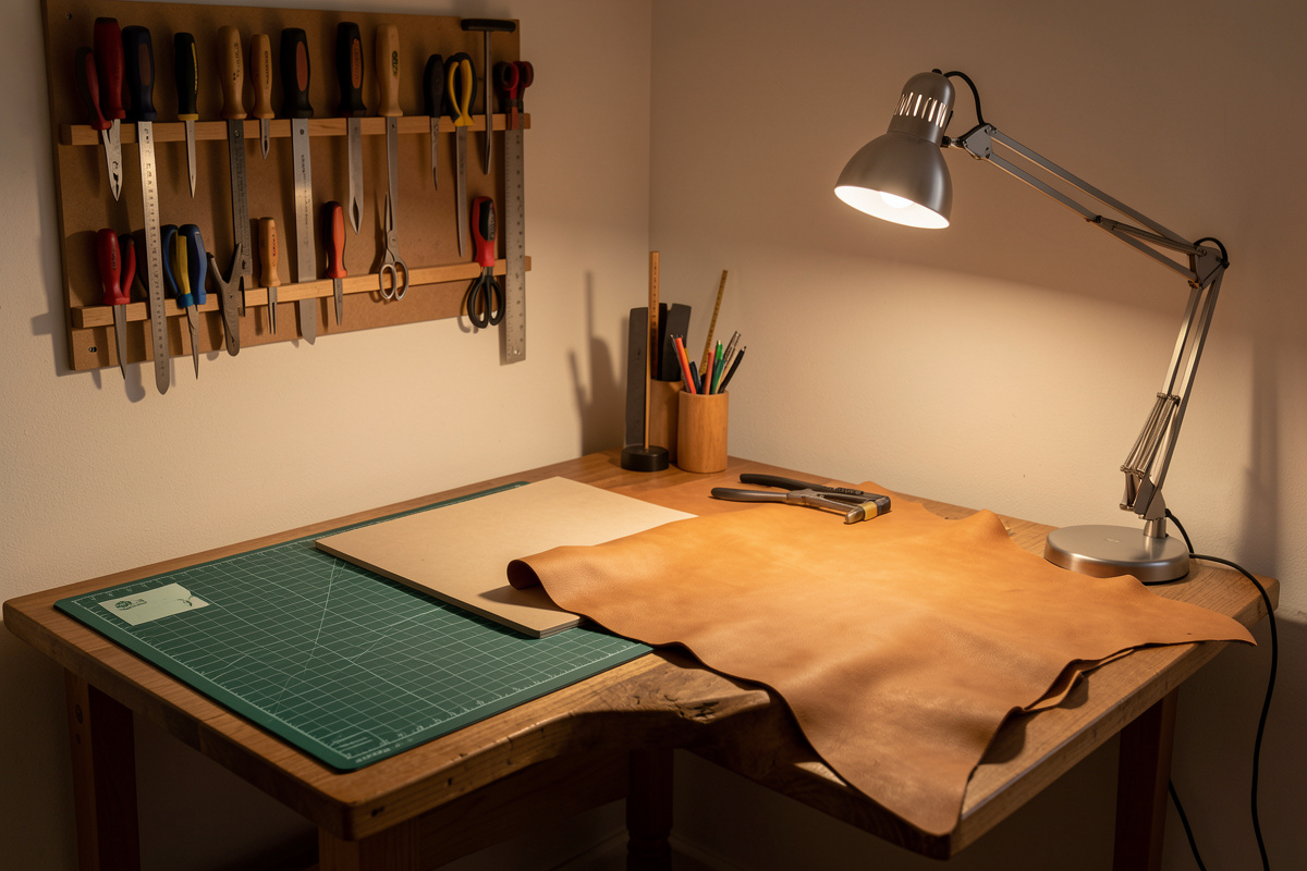 Leathercraft Workspace Setup: Build a Working Bench Anywhere