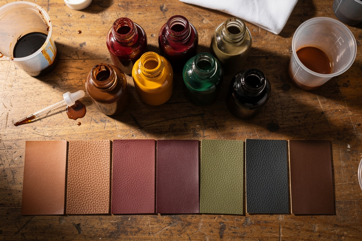 Leather Dye Color Mixing Chart: Custom Colors That Work
