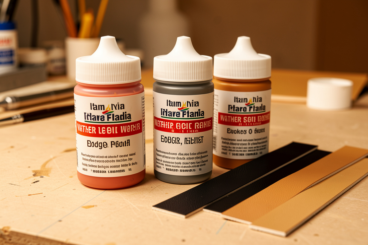 Leather Edge Paint Compared: Fenice vs Giardini vs Uniters