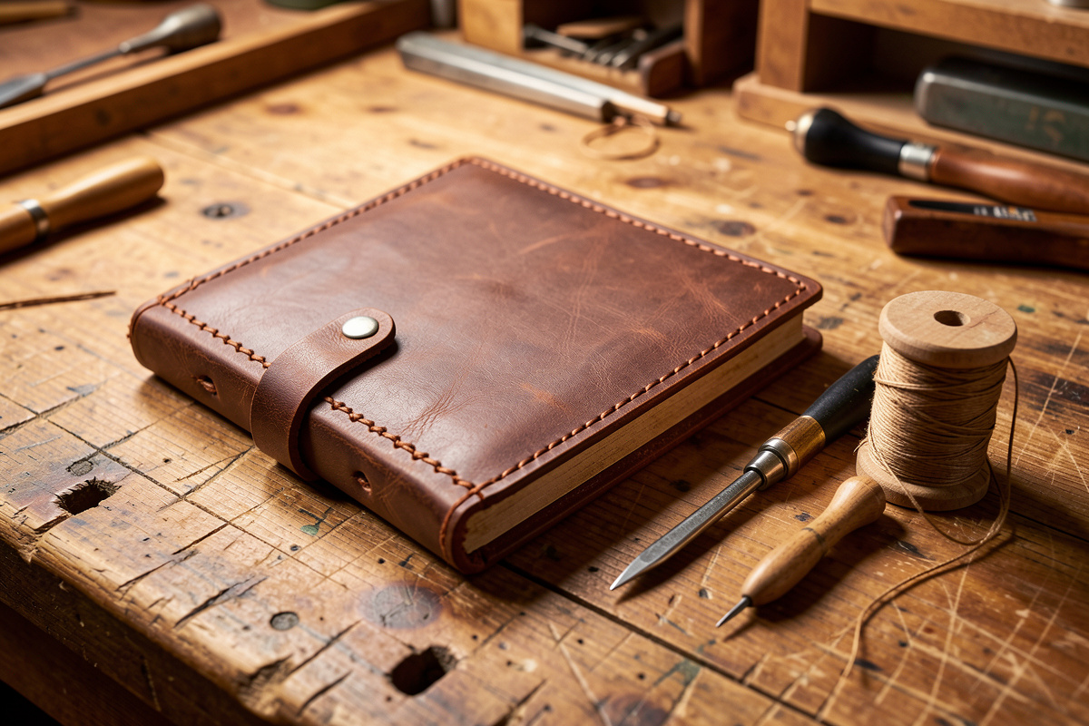 How to Make a Leather Journal: Cover to Bound Block