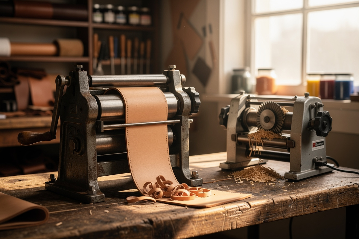 Leather Splitter and Skiver Machine Guide