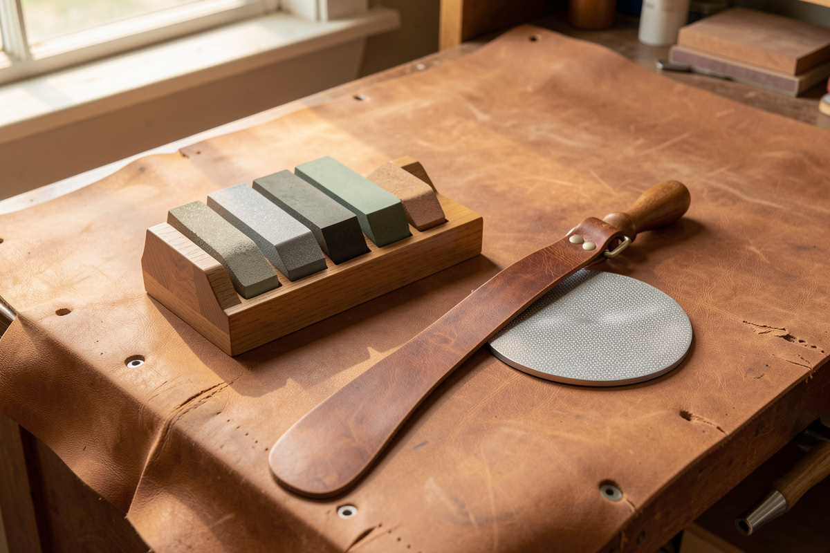 Best Sharpening Stones and Strops for Leatherwork