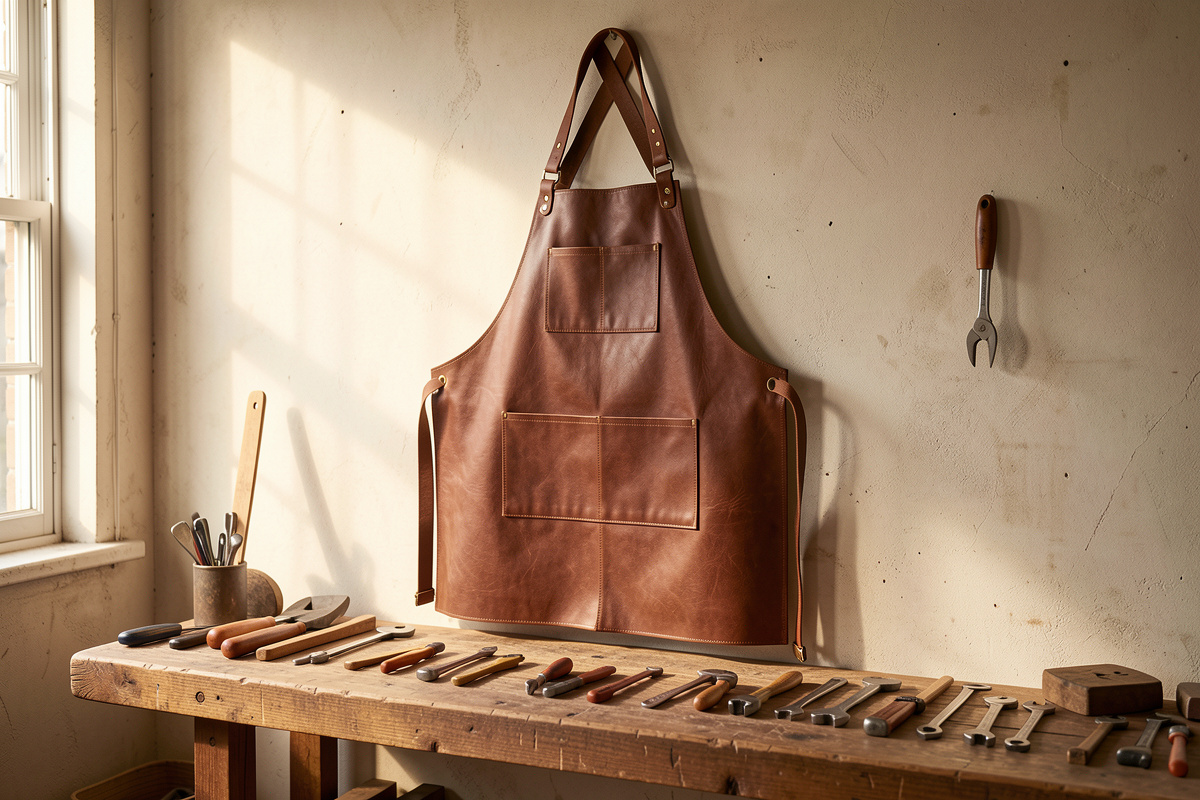 How to Make a Leather Apron: Straps, Rivets, and a Crossback