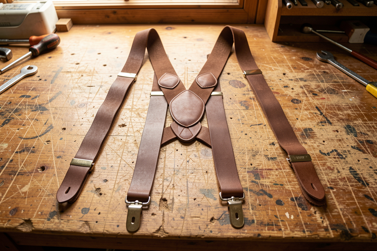 How to Make Leather Suspenders: Adjusters, Clips, and Y-Back