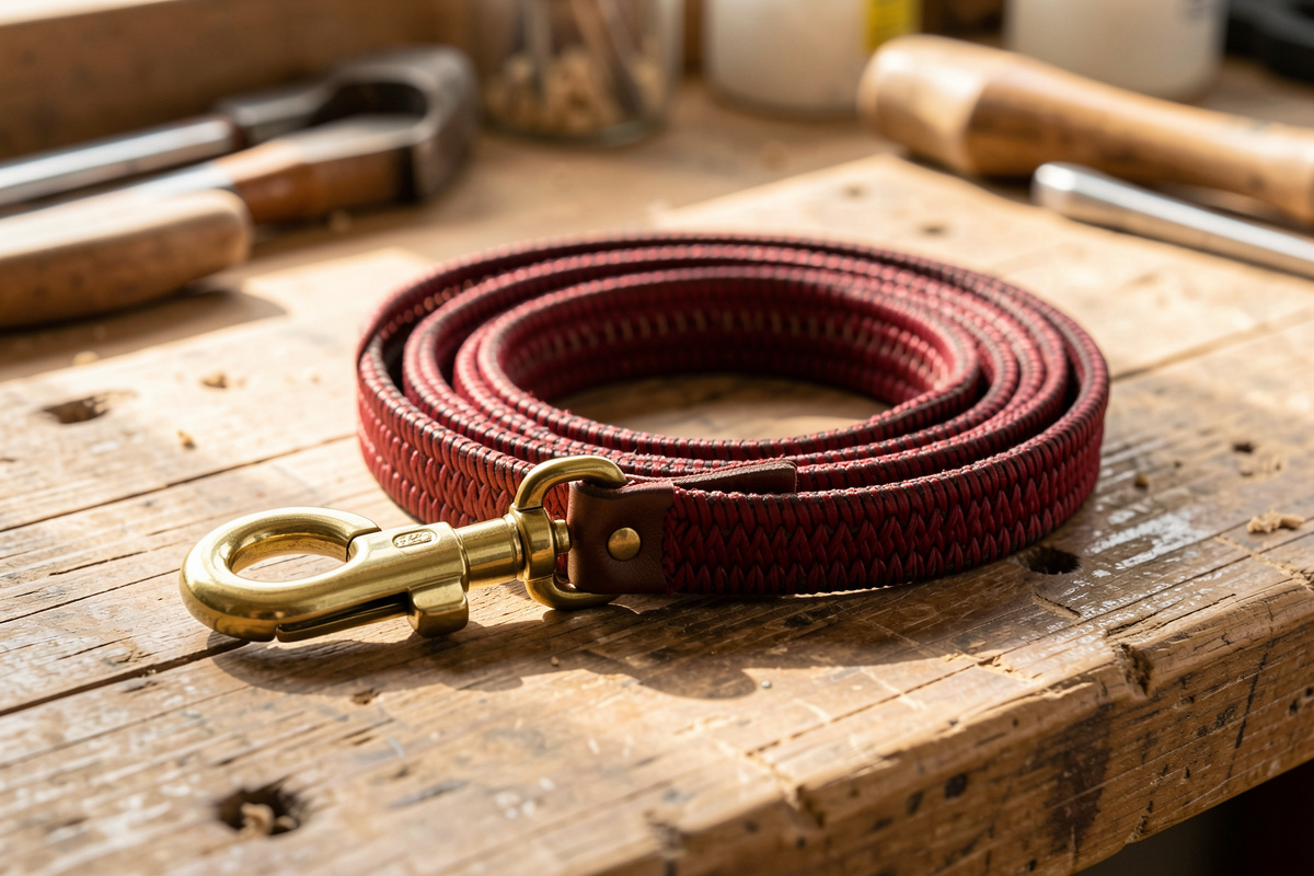 How to Make a Leather Dog Leash: Hand-Stitched, From Strap to Snap