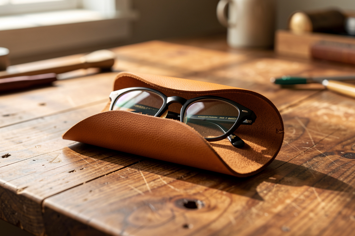 How to Make a Leather Eyeglass Roll and Soft Case