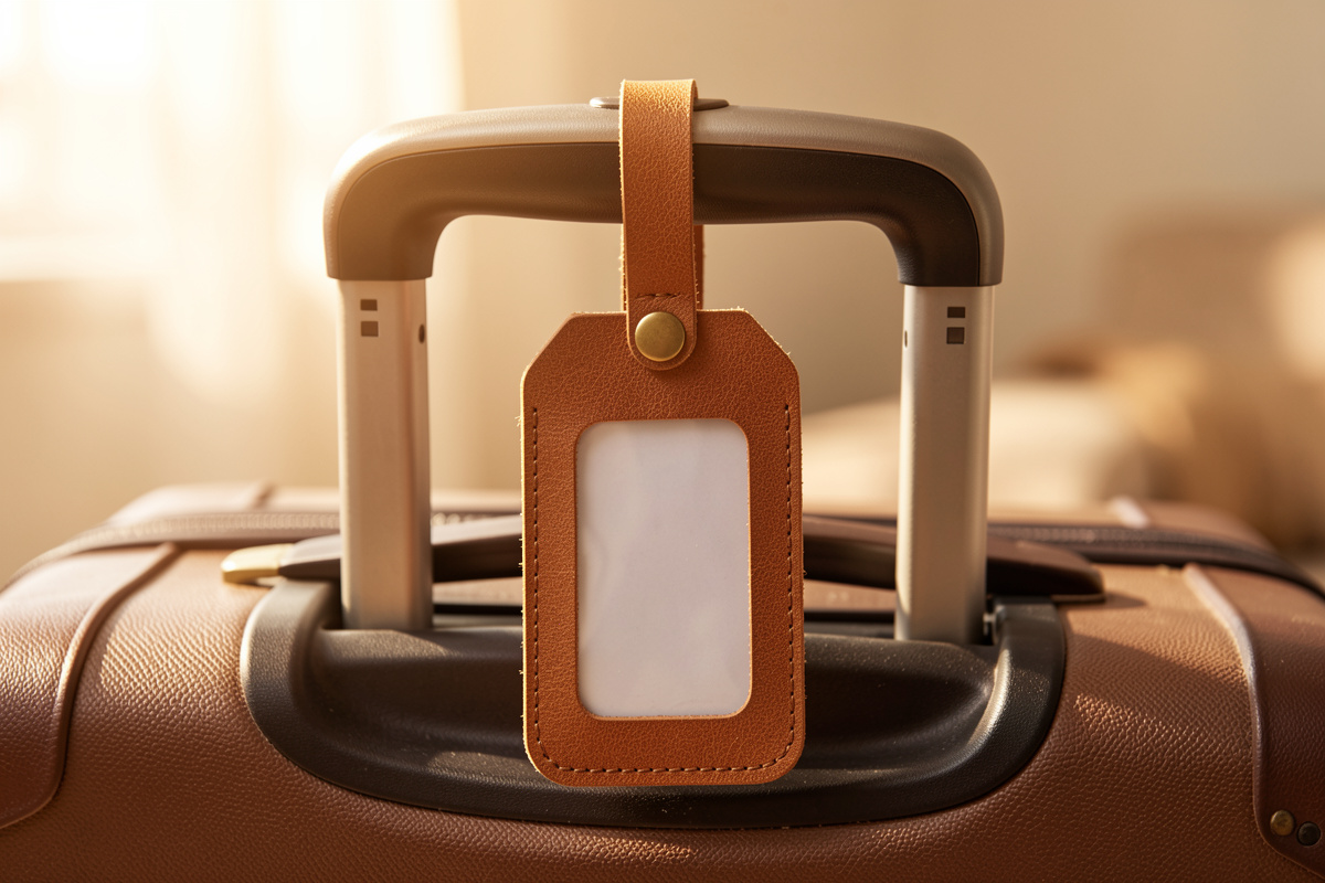 How to Make a Leather Luggage Tag: Window, Strap, and Stamp