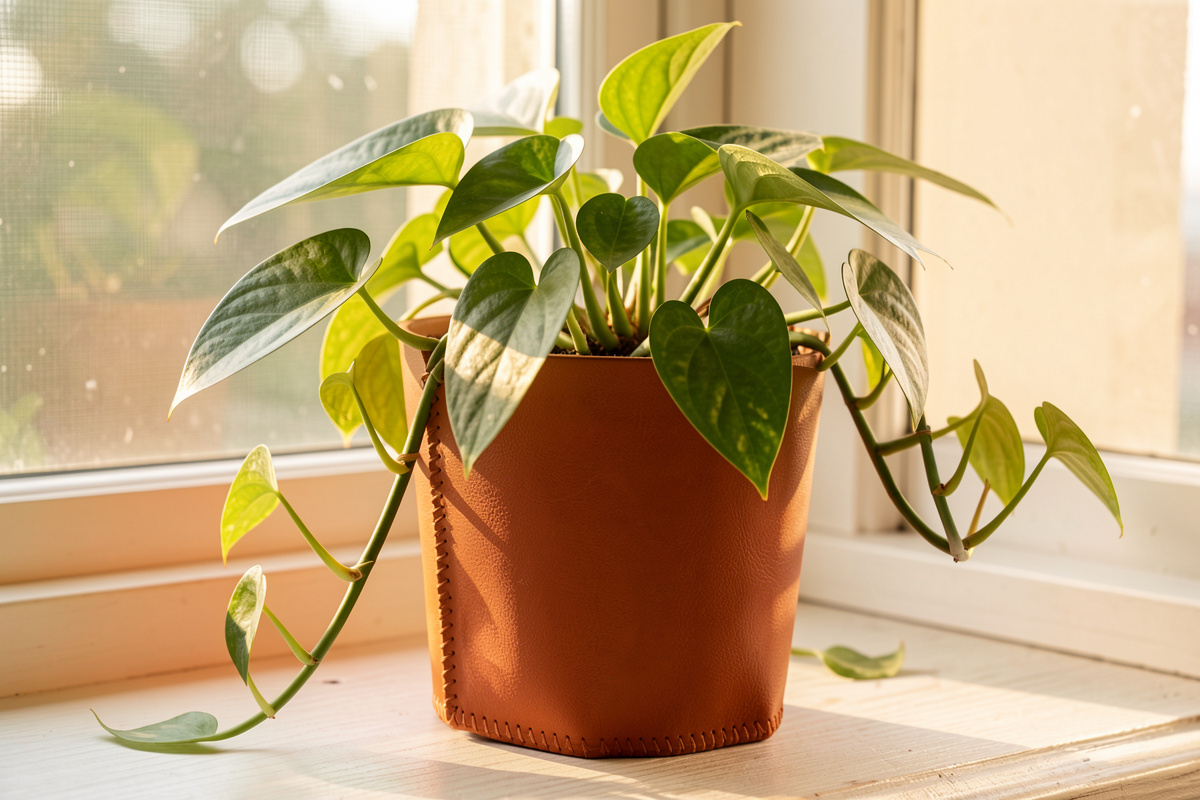 How to Make a Leather Plant Pot Cover and Basket