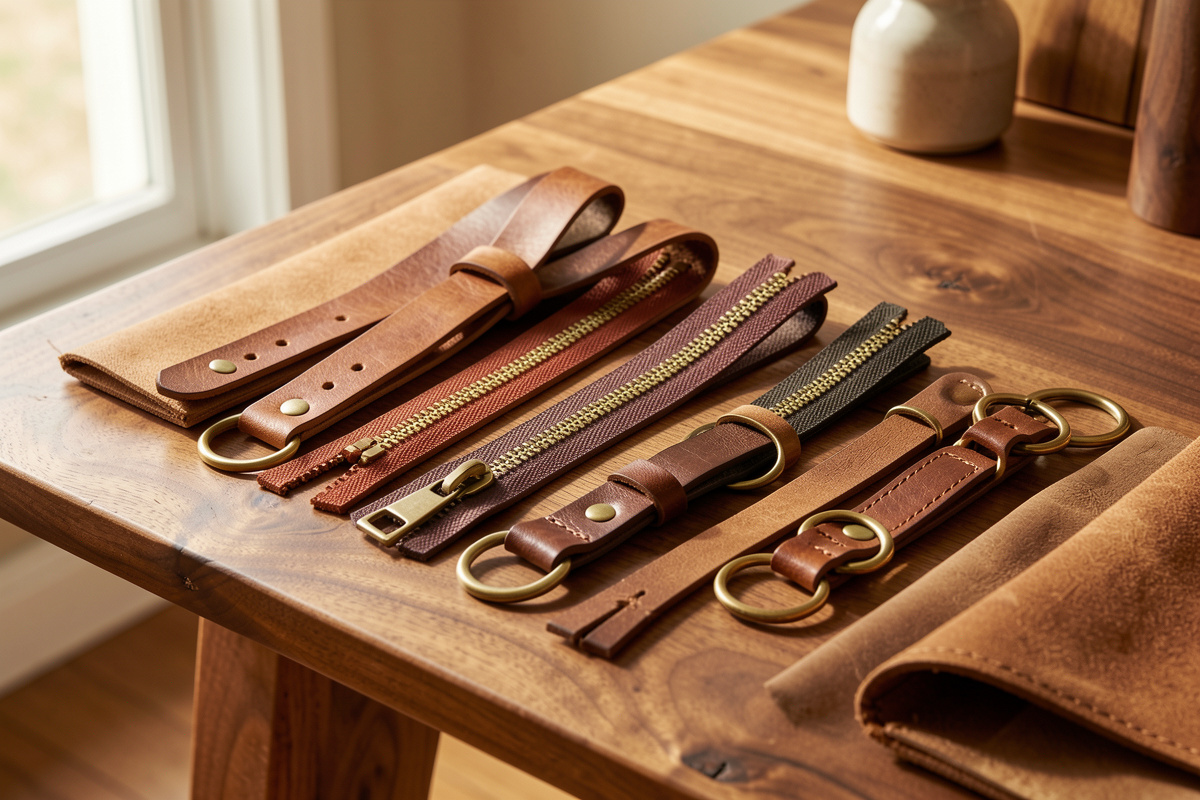 How to Make a Leather Zipper Pull and Tab